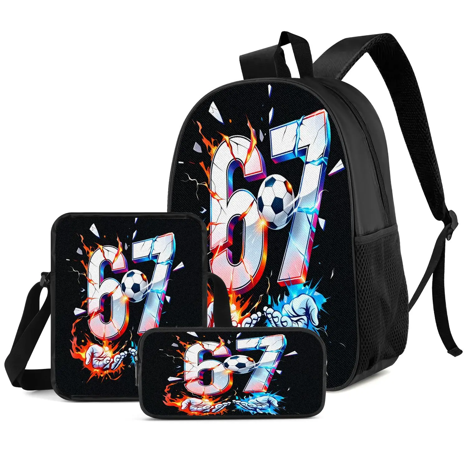 3PCS Packing Organizer Bags with Secure Zipper, Versatile Storage Solution for Travel Accessories, Cosmetics and Daily Necessities
