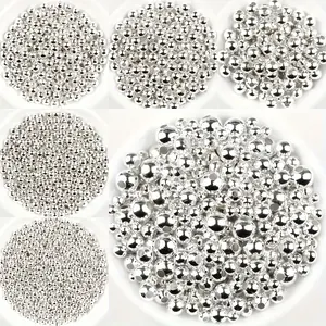 Beads for jewelry making - round beads with and without holes, DIY art tools for clothing sewing, Diy Beading Accessories, Diy Craft Embellishments