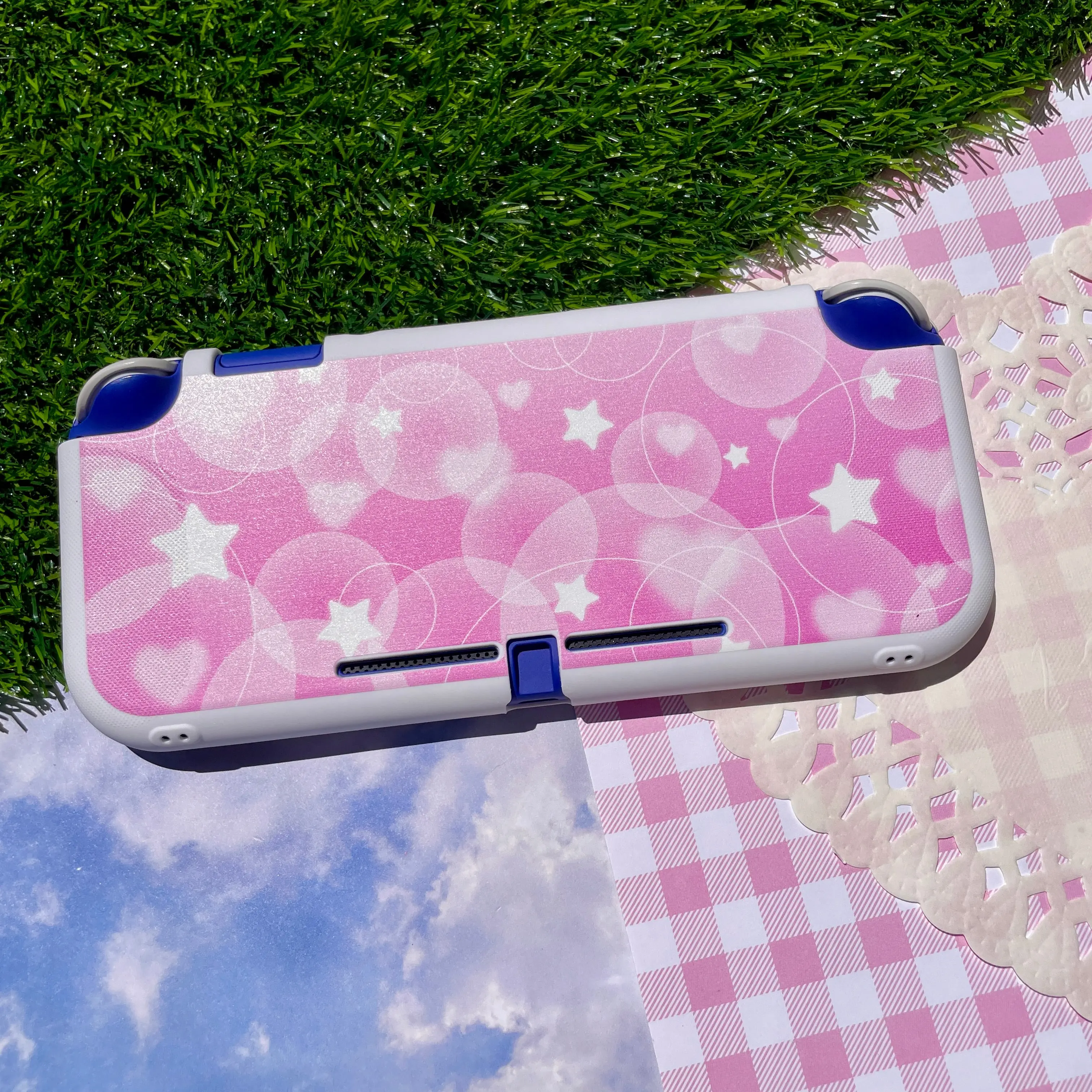 Pink Bubble Nintendo Switch Lite Case