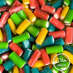 Halal Rainbow Licorice Pencils with Fondant Filling