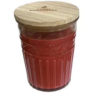 Swan Creek 100% Soy 12 Oz. Timeless Jar Candle - Fresh Strawberry