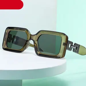 Stevvex Small Vintage Rectangle Sunglasses – UV400 Lightweight
