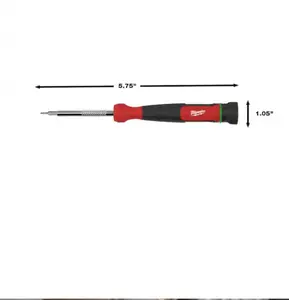 Milwaukee 4-in-1 TORX Tamperproof Precision Multi-Bit Screwdriver with 4 Different Bits for DIY & Professional Use Versatile Design Precision and Reliability