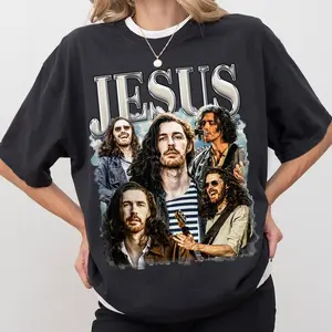 Hozier Jesus Vintage T-Shirt, Hozier Tour Shirt, Rock Music Tee, 90s Graphic Tee,  Jesus Cotton Top t shirt crewneck, For Her, For Him, For Fan