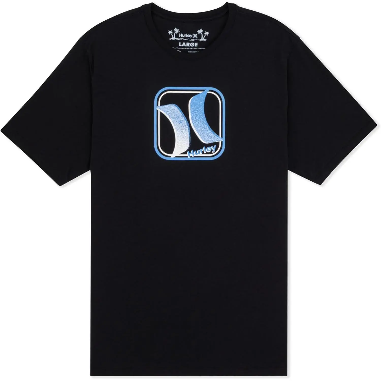 Hurley Men's Short Sleeve Graphic T-Shirt, Regular Fit Crewneck Tee