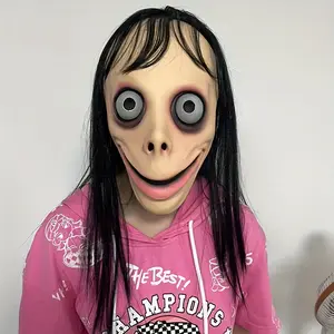 A Clown Mask with Hair That Can Be Styled in Various Ways, Men's Costume Prank Mask, Perfect for Halloween, Christmas, Thanksgiving Parties.