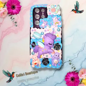 S23 Ultra Phone Case Pre Designed Unicorn Theme Protective Cover for Your Device