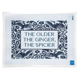 Blue and White Ginger Jar Needlepoint Canvas