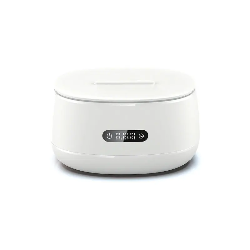 Uten 600ml High-Frequency Acoustic Wave Ultrasonic Cleaner Machine - Household Cleaning Equipment with 5 Timer Settings, Quiet Operation, Auto Shut-Off, Basket, Watch Holder for Deep Clean of Stainless Steel Jewelry, Rings, Glasses, Retainers, Bathroom Co