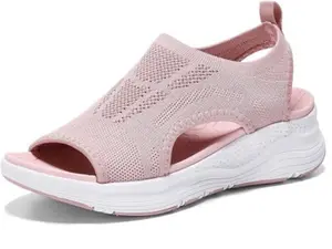 Women Walking Sandals Comfortable Sandals Non-slip Casual Open Toe Sport Sandals for Summer Beach