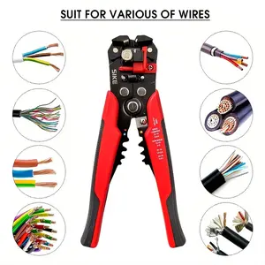 Multifunctional Stripping Tool Range 24-10awg/0.2-6mm², Fast Wire Stripper Cutter Crimping Clamp, Manual Tool for Home Construction Car Repair, Hand Tools