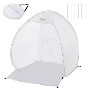 VEVOR Spray Paint Shelter,  40 x 35 x 40 in Pop-Up Portable Spray Paint Tent with Built-In Floor, Exhaust Window and Storage Bag, Foldable Paint Booth for Furniture, DIY Hobby Tool Painting Station