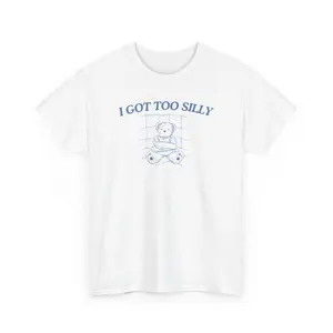 I got too silly, Childhood trauma, trauma jokes, Family trauma, Mental illness, mental health, mentally ill, funny shirt, graphic tee, funny tees, fashion tik tok Comfort Cotton