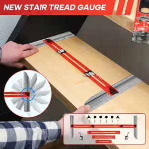 Saker New Stair Measuring Tool - Durable Design for Accurate Measurements