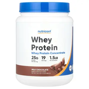 Nutricost Whey Protein Concentrate, Milk Chocolate, 1.5 lb (680 g)