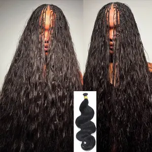 YWIGS Double Drawn Burmese Human Braiding Hair for Boho Braids 100g Per Bundle Human Hair for Boho Braids Body Wave Bulk Human Braiding Hair Boho Hair #DealsForYouDays #Summerwins #Summervibes