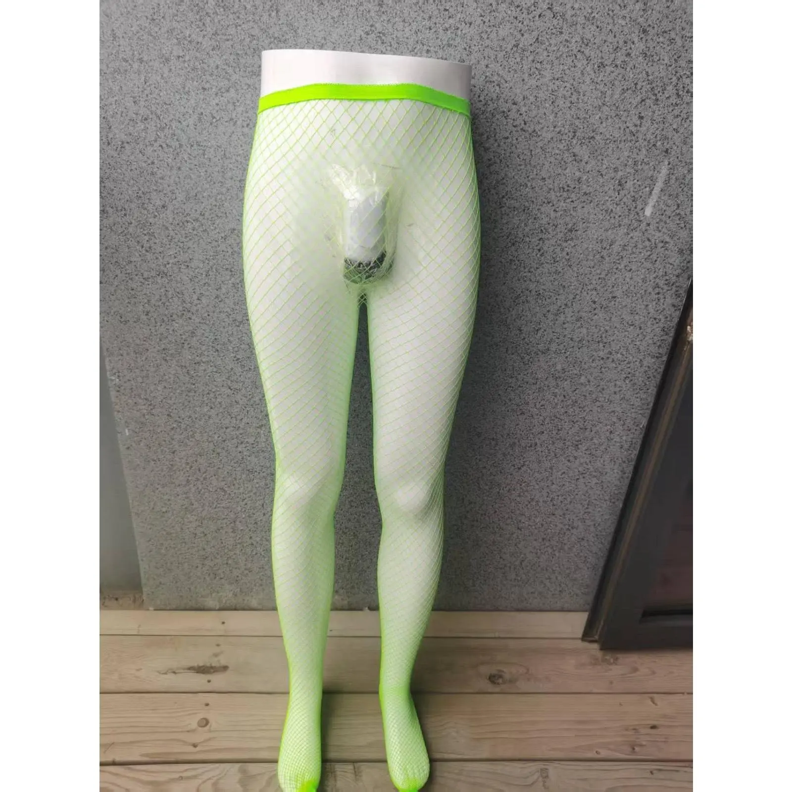 Green Fishnet Stockings