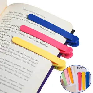 EasyClip Silicone Automatic Bookmark, Simple Blank Page Marker that Automatically Remembers Your Page Number, Suitable for Women, Men, Children, Teachers, Book Lovers, Unique and Cute Book Page Holder that Stays in Place and Follows You While You Read