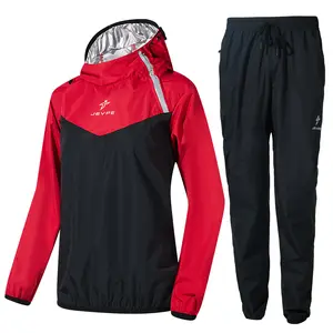 Sauna Suit Women Anti Rip Sweat Suits Gym Boxing Workout Jackets and Pants Athletic Bottoms Breathable Athletic Top tracksuits for men