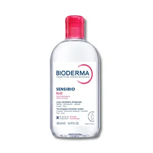 Bioderma Sensibio H2O Micellar Water - 16.9oz Makeup Remover Cleanser for Sensitive Skin - Cucumber Extract - Alcohol-Free - Hypoallergenic & Non-Comedogenic