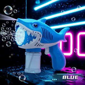Shark Electric Bubble Set,Handheld OutdoorBubble Blower,13-Hole Dense Bubbles, ldeal for Summer Beach & PoolParties, Party Gifts,Children's gifts