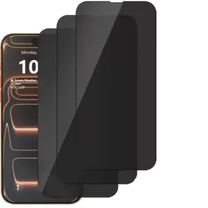 Set of 3 Privacy Screen Protectors Compatible with for Iphone 17, 16, 15 Pro Max Plus, 16E, 14, 13 Pro Plus, 12 Mini, 11 XR
