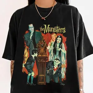 The Munsters Halloween Shirt, Monsters Halloween T-shirt, Monster House Halloween Shirts, Multiple Designs