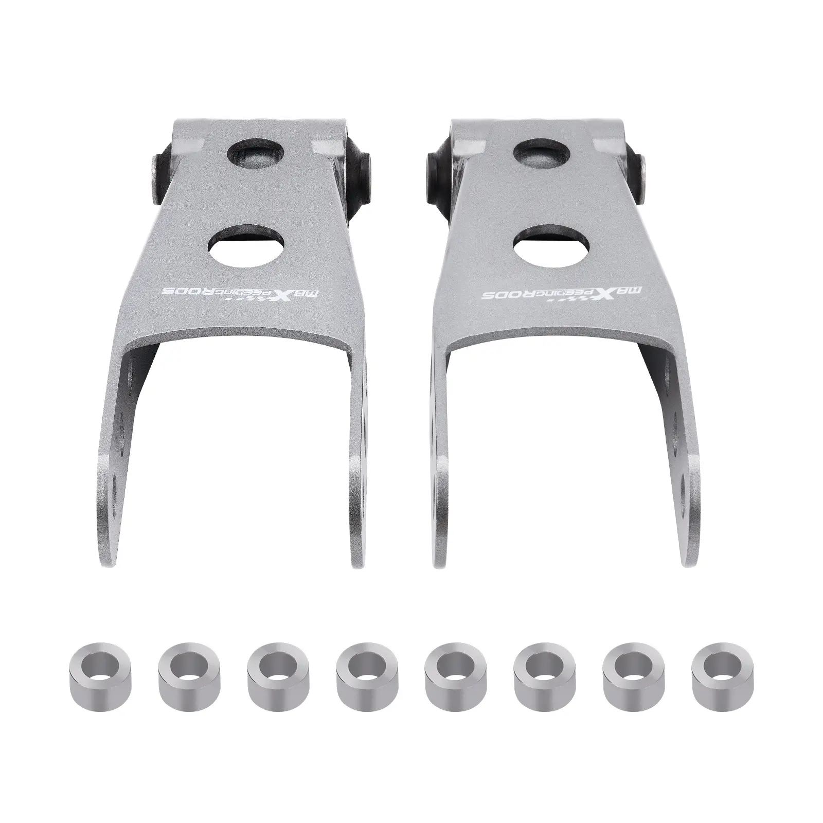 2-3 Rear Lowering Drop Shackles Kit compatible for Silverado/Sierra 07 ...