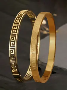 2-piece fashionable and versatile 30 stainless steel bracelet, Elegant Minimalist Bangle, trendy stack bangle, women's fashion accessory, showcasing elegant temperament, suitable for daily and formal occasions - perfect gift (birthday, anniversary, party)