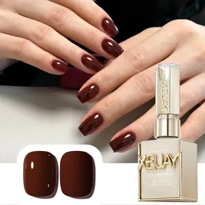 1PC 15ML No. 77 New popular retro red brown red nail polish gel autumn and winter whitening high saturation firm and long-lasting no damage to nail art design nail salon DIY salon gel Cutics Manicure Cosmetic M077