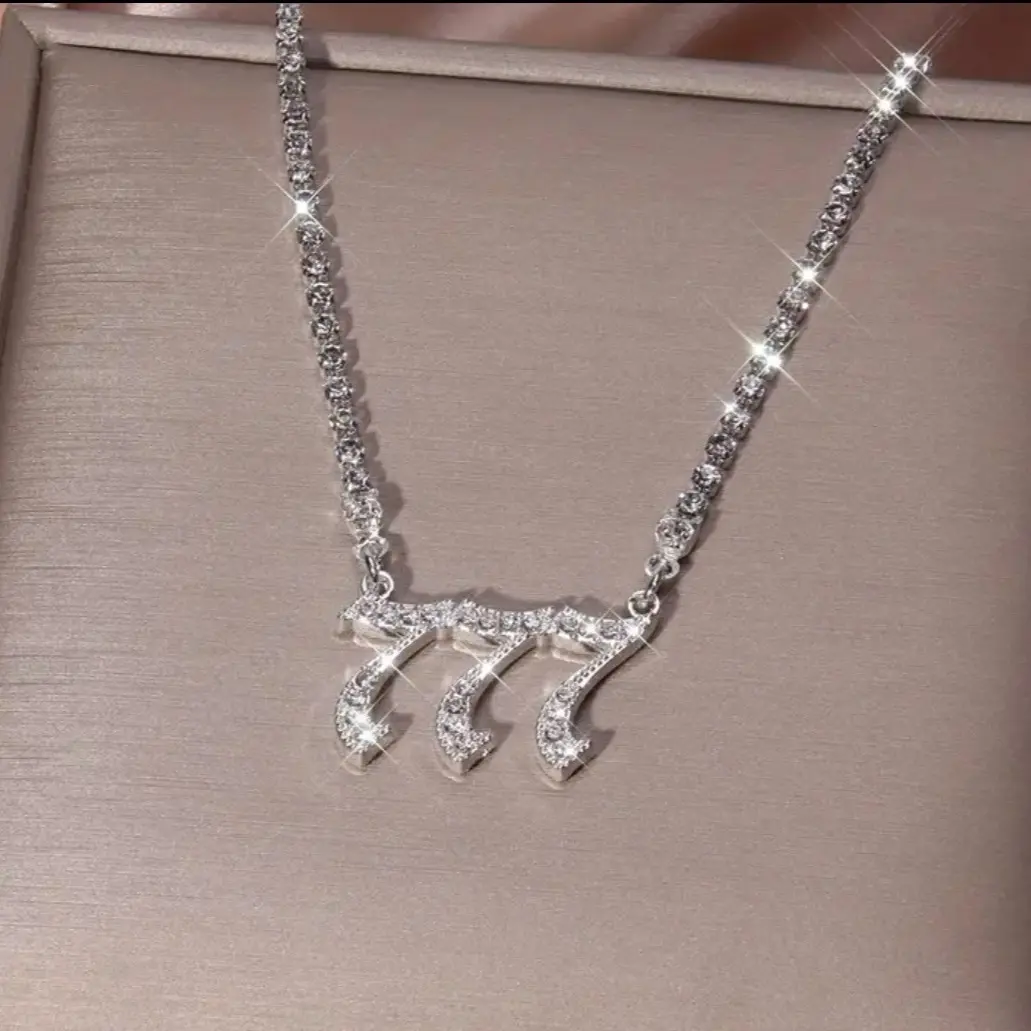 Angel Number Necklace 777