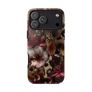 Vintage Leopard Mosaic Phone Case for iPhone