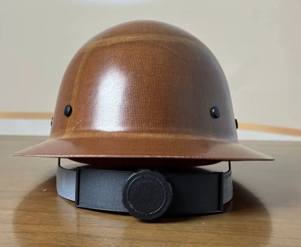 GRIT Fiberglass Hard Hat – FULL Brim | Ratchet Suspension