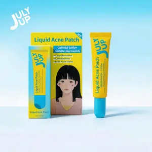 JULYUP Invisible Liquid Pimple Patch, Fast-Acting Acne Spot Treatment Drying Lotion with White Willow Bark, Niacinamide, Cica, Glycerin, Oat, Salicylic Acid for Sensitive Skin – Stubborn Pimple Rescue, Redness Calming, Under-Makeup & Overnight Repair