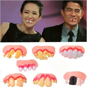 Teasing and laughing with fake braces, April Fool's Day internet celebrities, funny props with crooked teeth, and simulated braces, Party Accessories, Party Supplies
