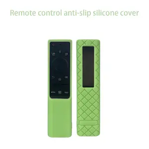 Silicone Remote Cover, Durable Cover for Samsung Smart TV Remote, Compatible with BN59 Series Straight Controller, Protective Case Sleeve