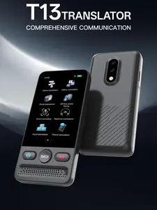 T13 Translator Device – 138+ Languages WiFi-Enabled Multi-Language Touchscreen, Real-Time Translation, No Signal Needed, Comprehensive Communication Tool for Travel & Business