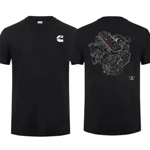 Cummins 5.9L 24V 2-Sided T-Shirt Car Parts Shirt Cummins Engine Shirt Car Lover Mens Cotton