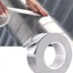 HVAC Waterproof Fireproof Aluminum Foil Tape For Ventilation Duct