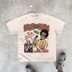 B.r.u.n.o M.a.r.s Silk Sonic T-Shirt, Comfort Colors Shirt, Retro Concert Graphic Tee for Music Lovers, B.r.u.n.o M.a.r.s Tour Shirt, Concert merch