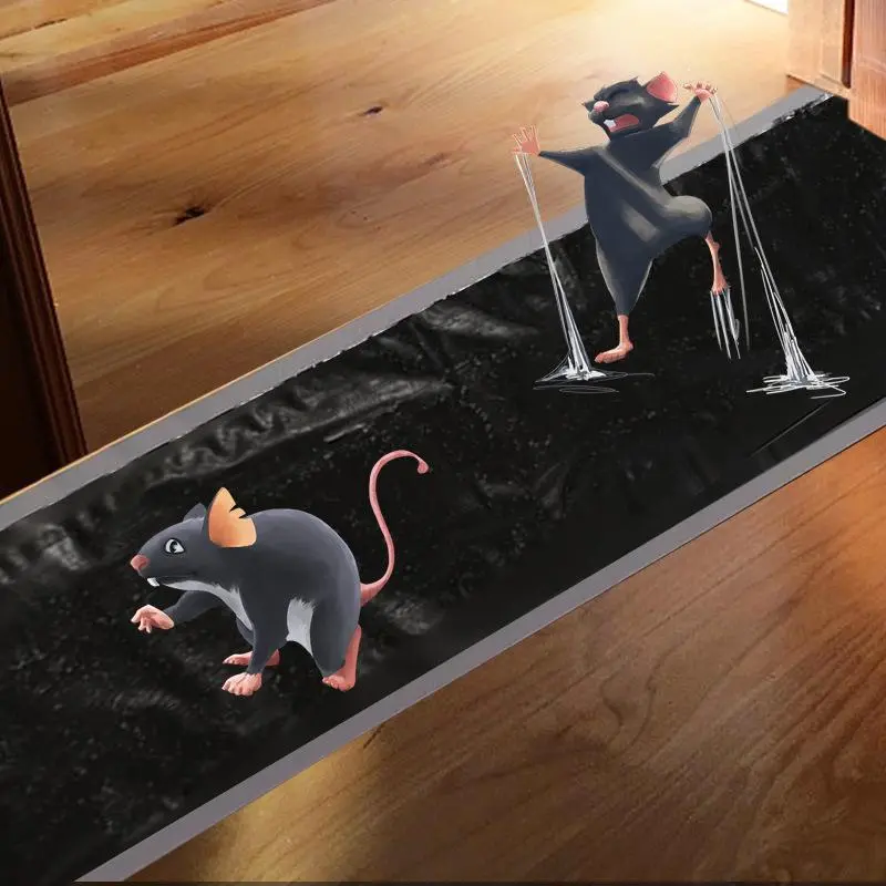 Ultra-Sticky Mouse Repellent Film (120x27.5cm) - Mouse Deterrent Traps, Pest Repellents, Rodent-Control Home Care Tool for Indoor Kitchen Corners