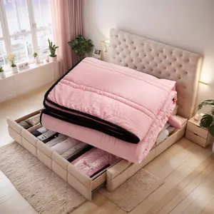 Extra Large Cooling Blanket - Ultra-Soft Bedspread for Hot Sleepers, Lightweight Air Cooling Bed Cover with Rapid Cooling Technology, Large Bed Size for Queen/King Beds, Summer Sleep Aid & Thermoregulation, Ideal for Night Sweaters & War+ 3 Free Gifts US