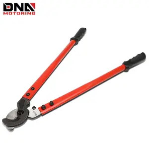 DNA MOTORING Cable Cutter - 23 in., Heavy Duty Wire Cutting Tool w/ Smooth Mating Jaws, Rubber Handles