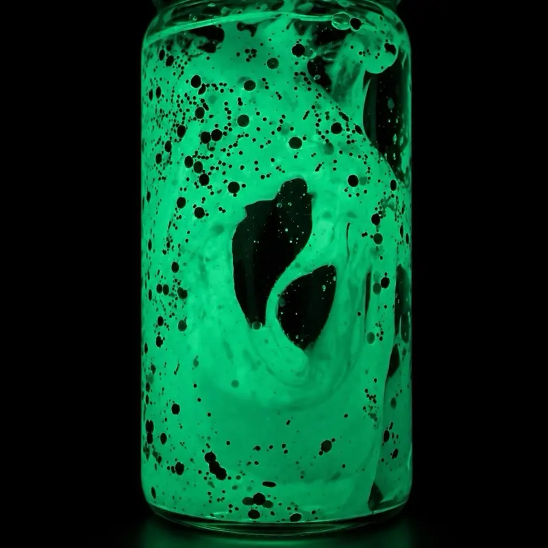 Glow in the Dark Snow Globe Tumbler