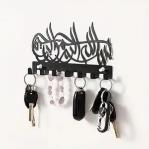 Striped Home Wall Mounted Hook, Rust-Resistant Metal Hooks for Bathroom Towels, Hanging, Key Holder, Durable Household Organizer Accessory