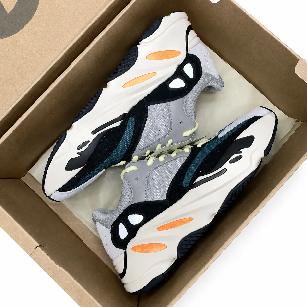 White and Grey Shoes - BOOST 700 Sneaker For Men Women, Basic Style Classic Runner