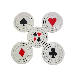 3 Axis Poker Night Suit Fidget Spinners 5 pieces