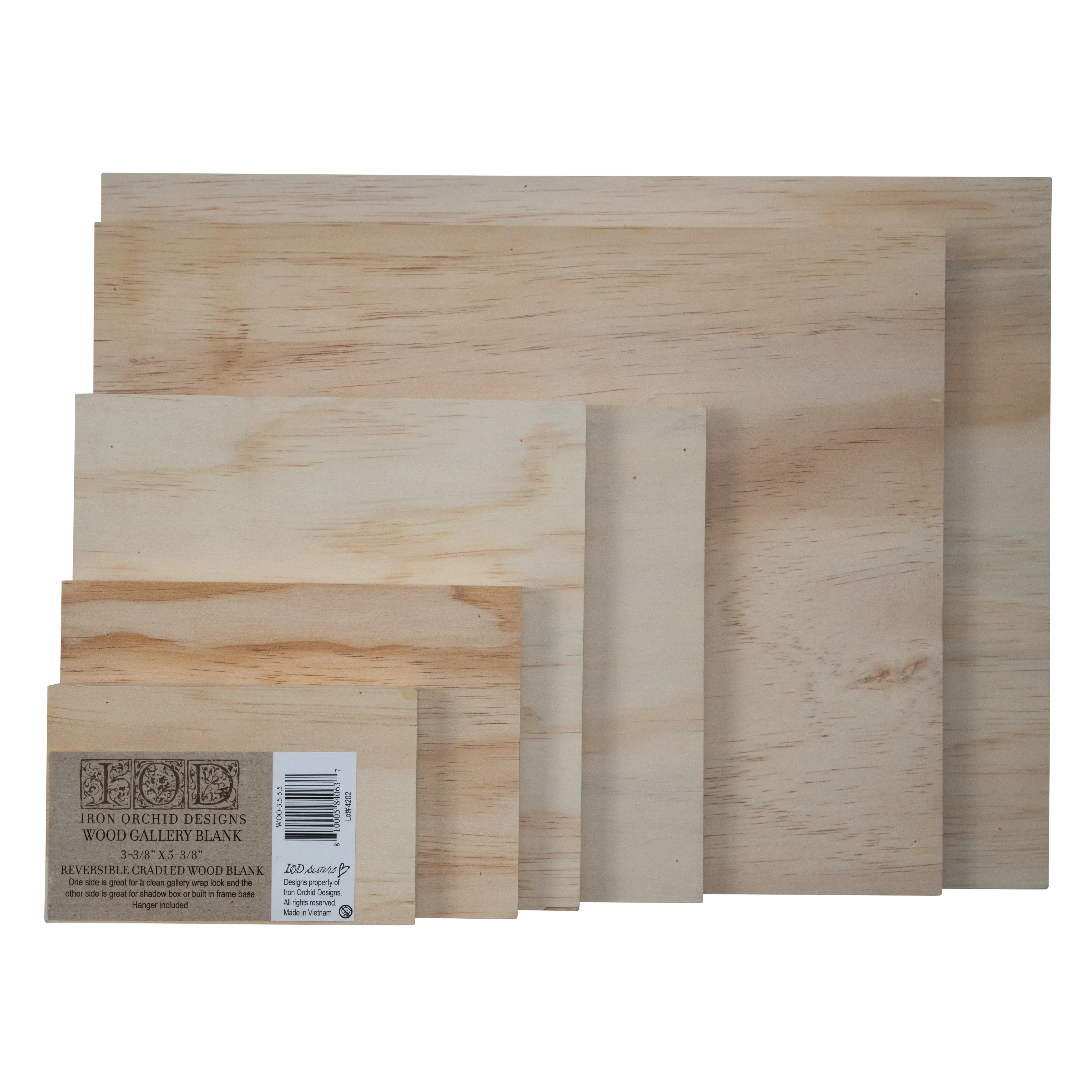 Wood Blanks - Reversable - Iron Orchid Designs Art Panel IOD