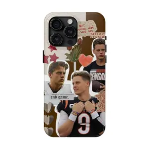 Joe Burrow Phone Case for iPhone For Samsung, Phone Accessories, Sport Case, Perfect Gift for Her Him, Phone Case for iPhone, Creative Dual Layer Case, Trending 25 J