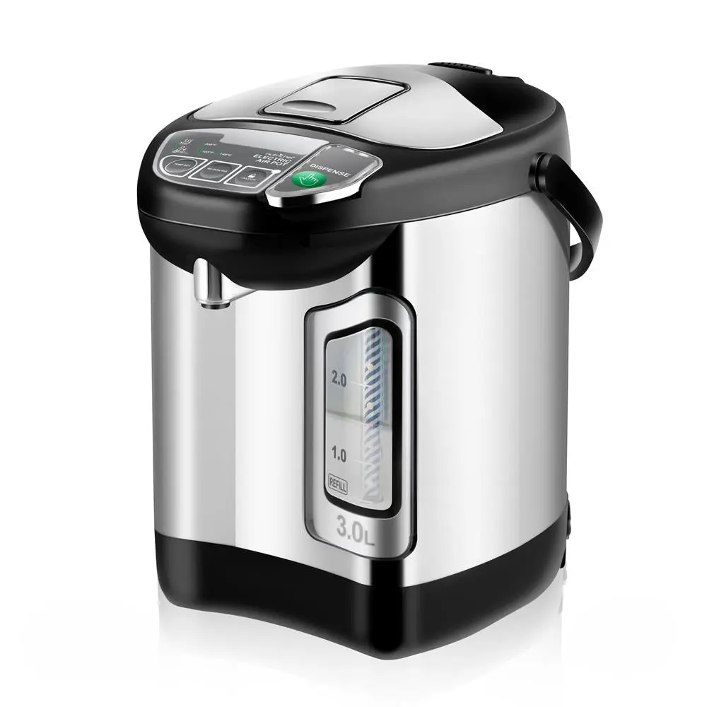 Electric Water Boiler 3L Instant Hot Water Dispenser | Stainless Steel Tea Kettle with Adjustable Temperature -Instant Heating with 3 Temperature Settings